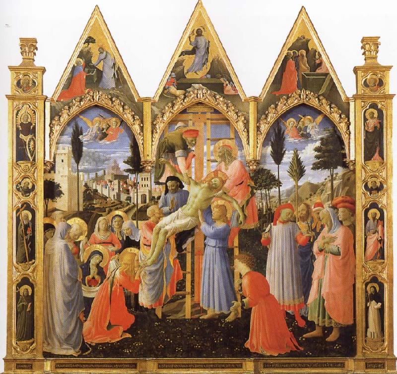 Fra Angelico Deposition oil painting picture